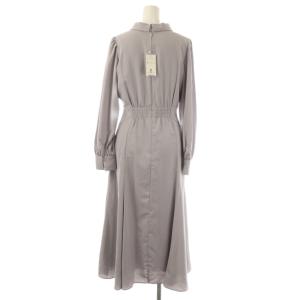 PROPORTION BODY DRESSING プロポーションボディドレッシング アシメボウタイワンピース S グレー /DO OS