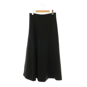 exquisite flare スカート ロング フレア 36 ブラック /DF OS