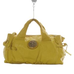 ヒステリア レザーハンドバッグ イエロー 197020 /YO6 OH