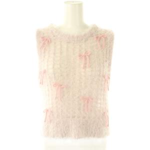 24AW シャイニーリボンベスト F ピンク /HK OS