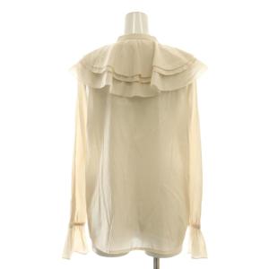 Lily Brown LilyBrown 2WAYフルイドフリルブラウス 長袖 F アイボリー /AT OS