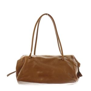 トートバッグ 肩掛け レザー 茶 ブラウン /AQ OS OH