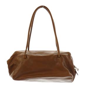 miumiu トートバッグ 肩掛け レザー 茶 ブラウン /AQ OS OH