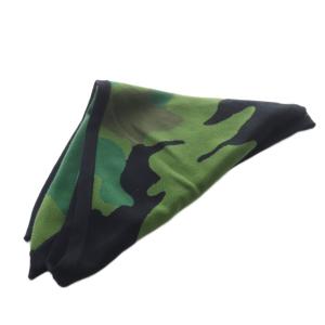 BURBERRY トライアングル カモフラストール グリーン ブラック