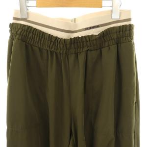 DOUBLE STANDARD CLOTHING エッセンシャル ESSENTIAL 24AW ダブルウエストワイドパンツ イージー 38 カーキ /NR