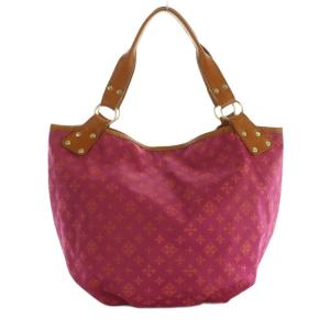 russet ハンドバッグ トート モノグラム ナイロン ピンク 茶 ブラウン /SS OS