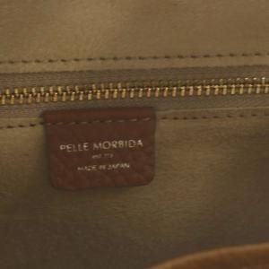 PELLE MORBIDA KVE014-ミニボストンバッグ キャメル