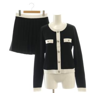 Viscose Blend Snap Cardigan Pleated Stretch Knit Sk