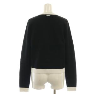 MICHAEL KORS Viscose Blend Snap Cardigan Pleated Stretch Knit Sk