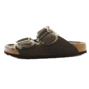 BIRKENSTOCK Arizona Shearling サンダル スエード 25cm 茶 ブラウン /SS OS