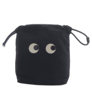 ミニバッグ EYES ドローストリング ポーチ ブラック 505092193566
