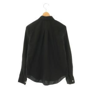 COMME des GARCONS COMME des GARCONS シャツ 長袖 スタンドカラー XS 黒 ブラック /AT OS