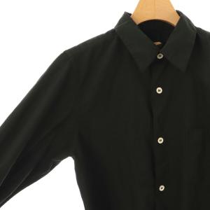COMME des GARCONS COMME des GARCONS シャツ 長袖 スタンドカラー XS 黒 ブラック /AT OS