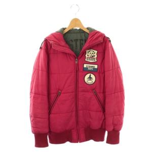 PRIMALOFT ワッペン装飾 ジャケット 中綿 ジップアップ F ピンク /AT OS