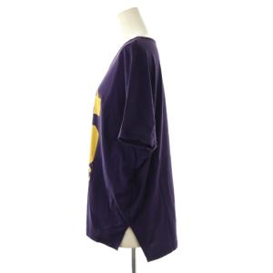 HYSTERIC GLAMOUR ナンバリングガールプリントTシャツ カットソー フレンチスリーブ F 紫 パープル /AT OS SH