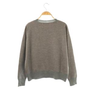 HYSTERIC GLAMOUR HYS HANDCUFFジャカード プルオーバー ニット セーター 長袖 F グレー /AT OS