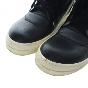 Rick Owens GEOBASKET サイドジップ 42 BLACK/MILK/MILK