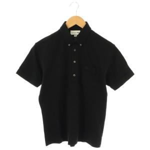 SLIM FIT ポロシャツ ボタンダウン 半袖 FR2 ブラック KH761EL /DF OS SH