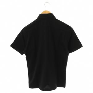 LACOSTE SLIM FIT ポロシャツ ボタンダウン 半袖 FR2 ブラック KH761EL /DF OS SH