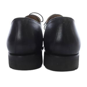 SCOTCH GRAIN SCOTCHGRAIN ビジネスシューズ プレーントゥ レースアップ レザー 25cm ブラック /YO20 SH