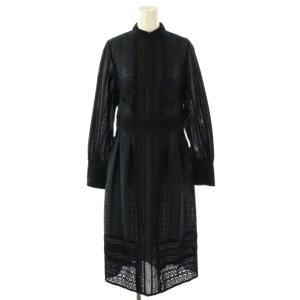 ブレンドキカレースワンピース 2 ネイビー /DO OS