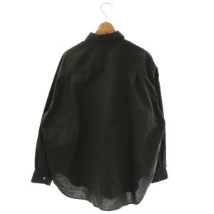 Framework 25SS コットンレギュラーカラーシャツ ブラウス 長袖 前開き カーキ /NR OS
