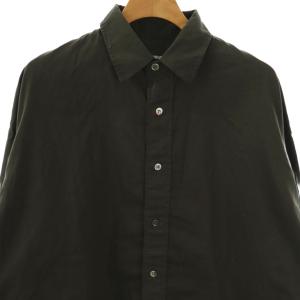 Framework 25SS コットンレギュラーカラーシャツ ブラウス 長袖 前開き カーキ /NR OS
