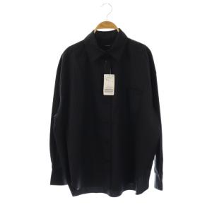 25SS TWストライプオーバーシャツ 長袖 F ネイビー /DF OS