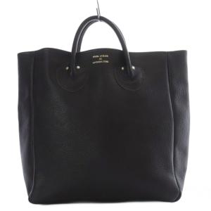 シボレザートートバッグ ハンドバッグ ダークブラウン /YO22