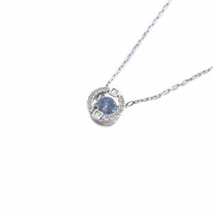 ラインストーン ネックレス ペンダント シルバー色 /SR32