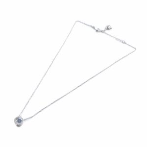 SWAROVSKI ラインストーン ネックレス ペンダント シルバー色 /SR32