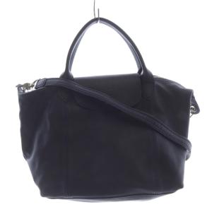 ルプリアージュ S キュイール 2WAY トートバッグ ハンドバッグ ショルダーバッグ 紺 ネイビー /SR9