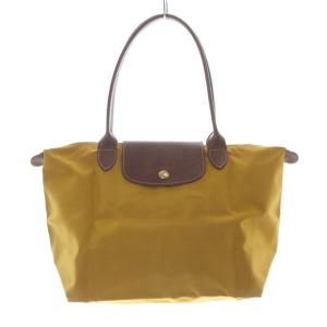 ルプリアージュ M トートバッグ ハンドバッグ 茶 マスタード色 /SR11