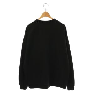 VIVIENNE TAM ラインストーン装飾ロングスリーブプルオーバー トレーナー スウェット 38 黒 ブラック /AT OS