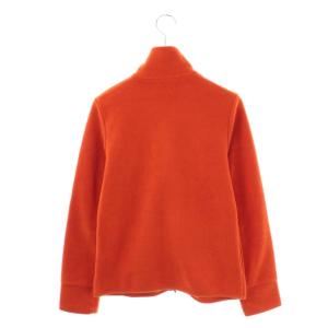 VIVIENNE TAM ドラゴン刺繍 Wジップ フリースジャケット スタンドカラー 0 オレンジ /AT OS