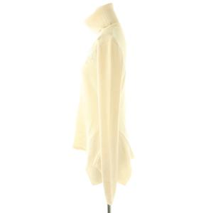 VIVIENNE TAM 刺繍イレギュラーヘムタートルネックニット セーター 長袖 40 エクリュ /NR OS