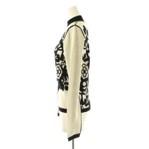 VIVIENNE TAM OPERA GIRL ハイネックニット セーター 長袖 ウール 1 白 ホワイト 黒 ブラック /AT