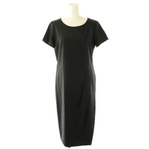 EXECUTIVE ANAHITA ワンピース 膝丈 半袖 40 ブラック /HK OS
