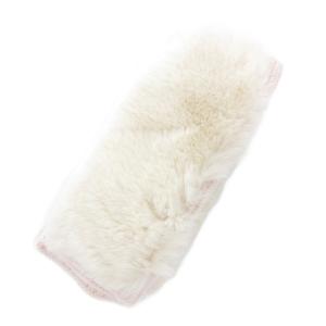 YVES SALOMON 23AW ラビットファー アームホルダー ニット ベージュ /GV