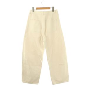 MUSE de Deuxieme Classe 23AW DRILL BON パンツ デニムパンツ ワイドパンツ 38 オフホワイト /DF OS