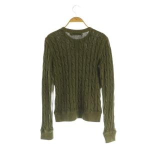 POLO RALPH LAUREN ケーブルニット セーター 長袖 クルーネック SP カーキ /MY OS