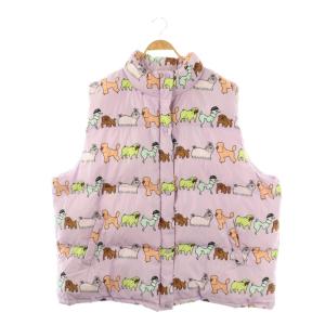 FUGUドッグパファーベスト 4 ラベンダー マルチカラー /DO OS