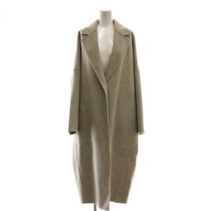 カシミヤ チェスターコート 36 グレー