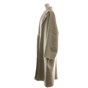 ebure カシミヤ チェスターコート 36 グレー