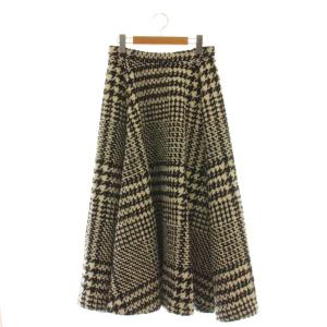 CIRCULAR SK HT TWEED スカート 02 ブラック ホワイト