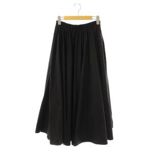 イージーマキシスカート アシメントリー XS ブラック