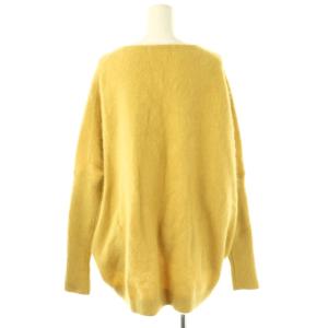 GALLARDAGALANTE オーバーラクーンニット セーター 長袖 F イエロー /DF OS