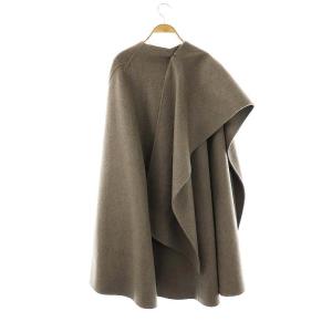 VERMEIL par iena ラムカシミヤ マントコート グレー