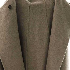 VERMEIL par iena ラムカシミヤ マントコート グレー