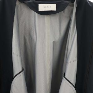 ADORE 23SS スリーレイヤージャケット アウター ジップアップ 38 紺 ネイビー /CX OS